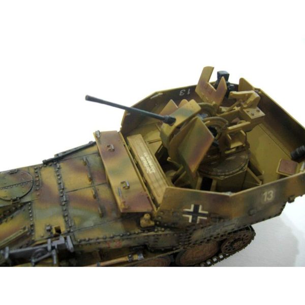 Sd Kfz 140 Ausf M Flakpanzer 38(t) Gepard German Tank Model Kit 1 35 Scale   Military WW2 Tank Miniatures Plastic Model Set Army Vehicle Building Kit with Assembly Instructions in Russian Language - Image 3