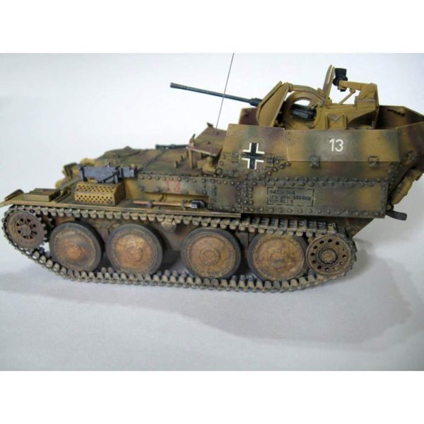 Sd Kfz 140 Ausf M Flakpanzer 38(t) Gepard German Tank Model Kit 1 35 Scale   Military WW2 Tank Miniatures Plastic Model Set Army Vehicle Building Kit with Assembly Instructions in Russian Language - Image 4