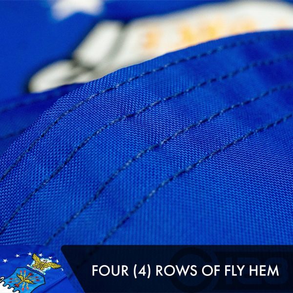 US Air Force Flag 2x3FT 3-Pack Double-sided Embroidered Polyester By G128 - Image 5