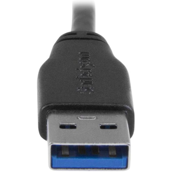 StarTech.com 0.5m 20in Slim Micro USB 3.0 (5Gbps) Cable - M/M - USB 3.0 A to Left-Angle Micro USB - USB 3.2 Gen 1 - Image 5