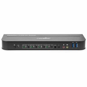 Rocstor SolidKVM SK04 DisplayPort 1.4 and USB 3.0 4�1 KVM Switch