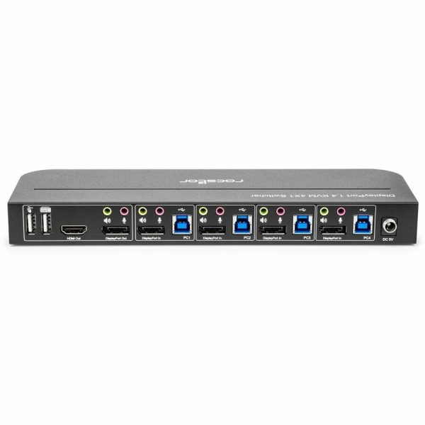 Rocstor SolidKVM SK04 DisplayPort 1.4 and USB 3.0 4�1 KVM Switch - Image 4