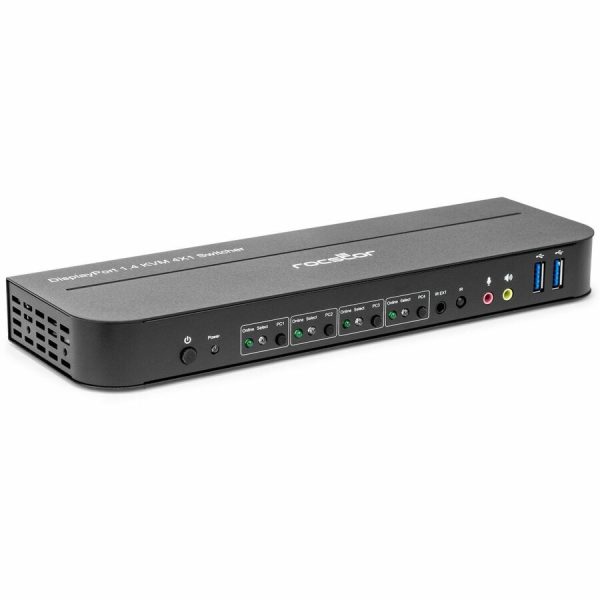 Rocstor SolidKVM SK04 DisplayPort 1.4 and USB 3.0 4�1 KVM Switch - Image 14