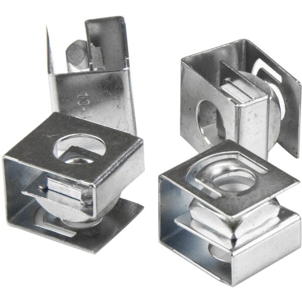 StarTech.com Server Rack Screws and Clip Nuts - 10-32 - Rack Mount Screws and Slide-On Cage Nuts - Clip Nuts and Screws - 50 Pack - Image 2