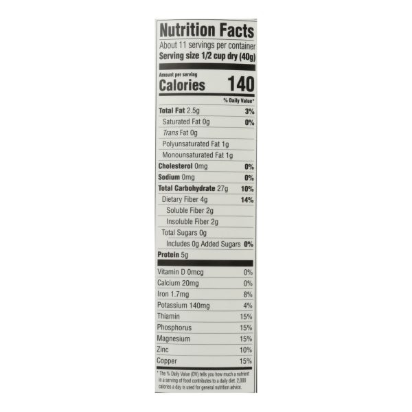 Better Oats Organic Cereal - Quick Oats - Case of 12 - 16 oz. - Image 2