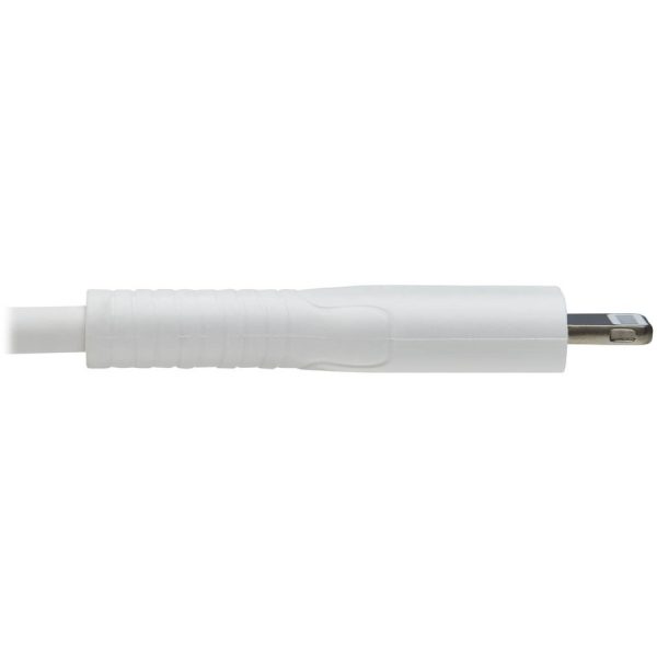 Eaton Tripp Lite Series Safe-IT USB-C to Lightning Sync/Charge Antibacterial Cable (M/M), MFi Certified, White, 2 m (6.6 ft.) - Image 4