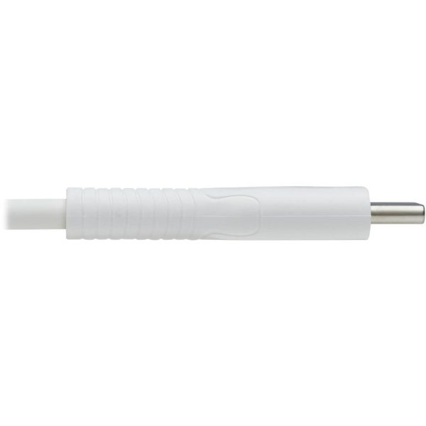 Eaton Tripp Lite Series Safe-IT USB-C to Lightning Sync/Charge Antibacterial Cable (M/M), MFi Certified, White, 2 m (6.6 ft.) - Image 5