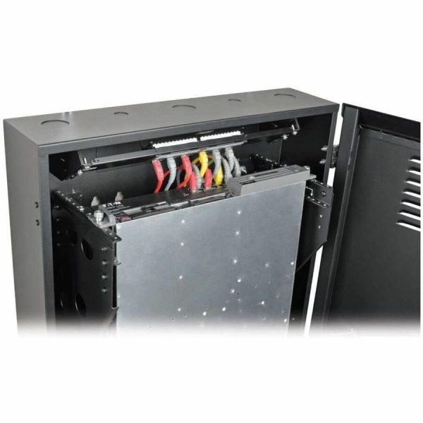 Eaton Tripp Lite Series SmartRack 4U Low-Profile Vertical-Mount Server-Depth Wall-Mount Rack Enclosure Cabinet - Image 3
