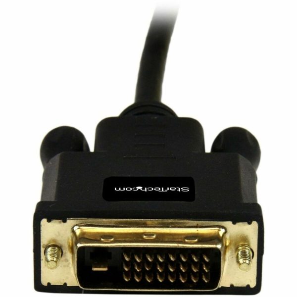 StarTech.com 6ft Mini DisplayPort to DVI Cable, Mini DP to DVI-D Adapter/Converter Cable, 1080p Video, mDP 1.2 to DVI Monitor/Display - Image 2
