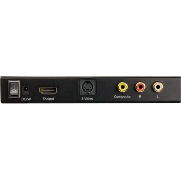 StarTech.com S-Video or Composite to HDMI Converter with Audio - 720p - NTSC & PAL - Analog to HDMI Upscaler - Mac & Windows (VID2HDCON2) - Image 3