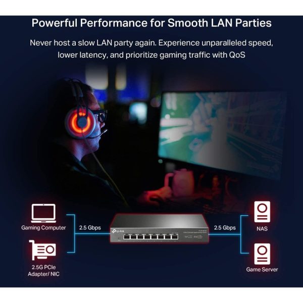 TP-Link TL-SG108-M2 - 8-Port Multi-Gigabit Unmanaged Network Switch - Image 10