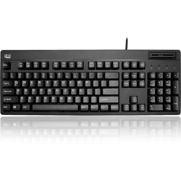 Adesso EasyTouch 630SB-TAA - Smart Card Reader Keyboard (TAA Compliant) - Image 9