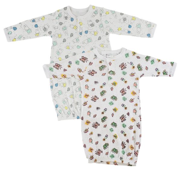 Girls Print Infant Gowns - 2 Pack Cs_0089