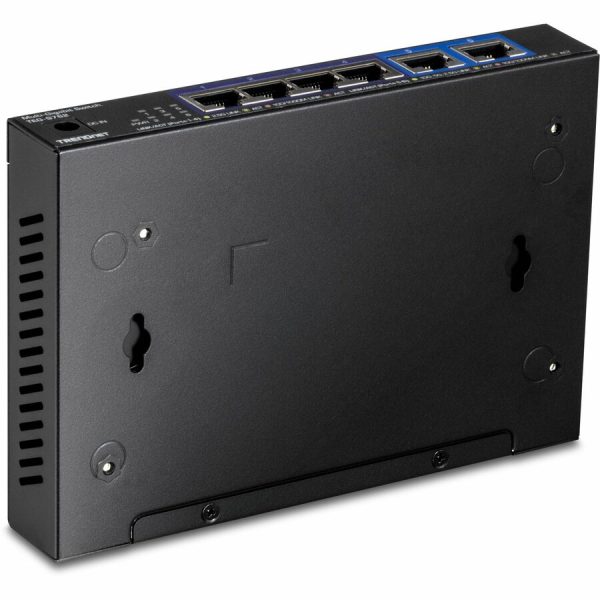 TRENDnet 6-Port 10G Switch, 4 x 2.5G RJ-45 Base-T Ports, 2 x 10G RJ-45 Ports, 60Gbps Switching Capacity, Wall Mountable, 10 Gigabit Network Connections, Lifetime Protection, Black, TEG-S762 - Image 3