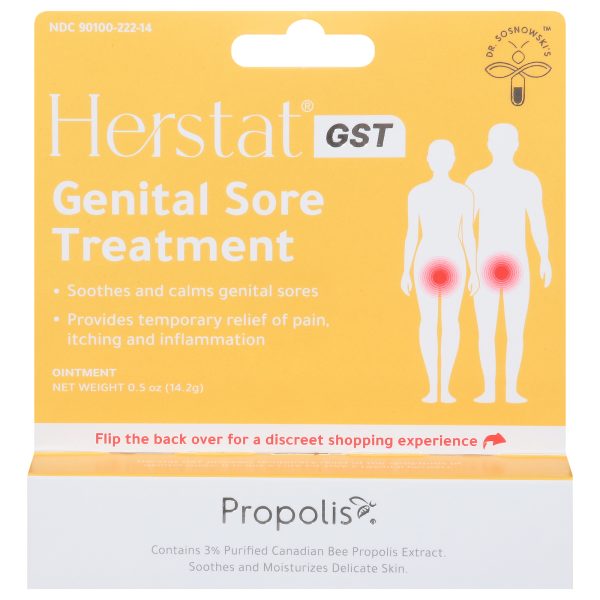 Herstat - Ointmnt Genitl Sre Trtmnt - CS of 4-.5 OZ - Image 2