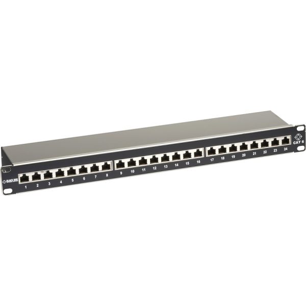 Black Box CAT6 Shielded Patch Panel - 1U, 24-Port - Image 3