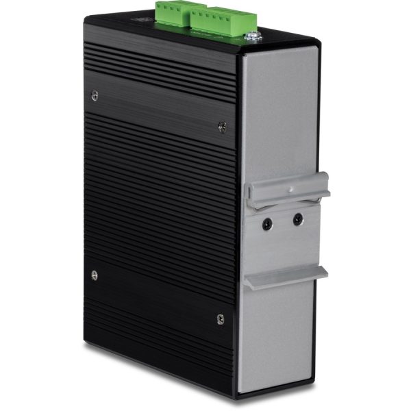 TRENDnet 6-Port Industrial Gigabit L2+ Managed PoE++ DIN Rail Switch, 4 x Gigabit PoE++ Ports, DIN-Rail Mount, 2 x SFP Slots, IP30, VLAN, QoS, LACP, Bandwidth Management, ERPS, Black, TI-BG62i - Image 2