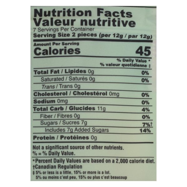 Ginger People - Gin Gins Chewy Ginger Candy - Original - Case of 12 - 3 oz. - Image 2