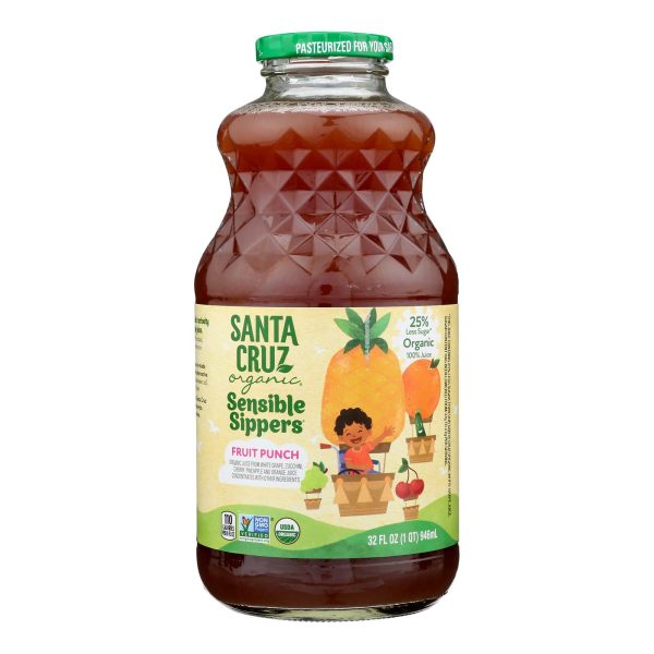 Santa Cruz Organic - Juice Snsbl Sipr Fruit Pn - Case of 6-32 FZ - Image 2