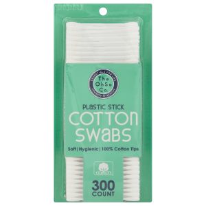 The Ohso Co - Cotton Swabs Plastic Stk - CS of 32-300 CT