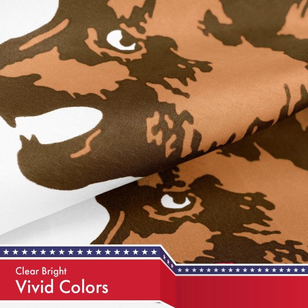 California CA Double Headed Bear Flag 3x5 Ft 10-Pack 150D Printed Polyester - Image 3
