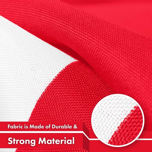 G128 10 Pack: Singapore Singaporean Flag | 3x5 Ft | LiteWeave Pro Series Printed 150D Polyester | Country Flag, Vibrant Colors, Brass Grommets, Thicker and More Durable Than 100D 75D Polyester - Image 4