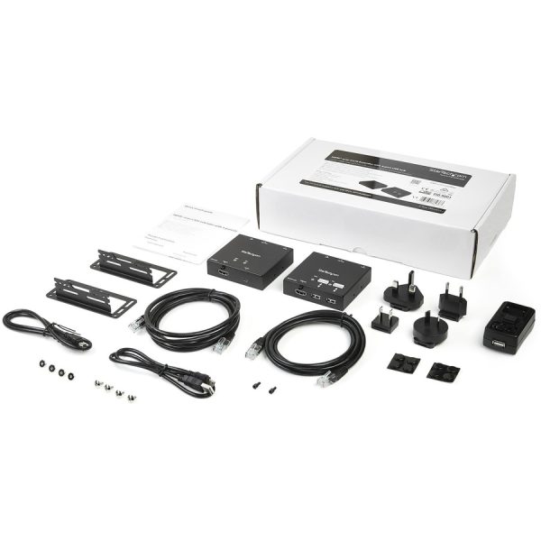 StarTech.com HDMI over CAT6 Extender with 4-port USB Hub - Remote HDMI over CAT5 or CAT6 - 165 ft (50m) - 1080p - Image 5