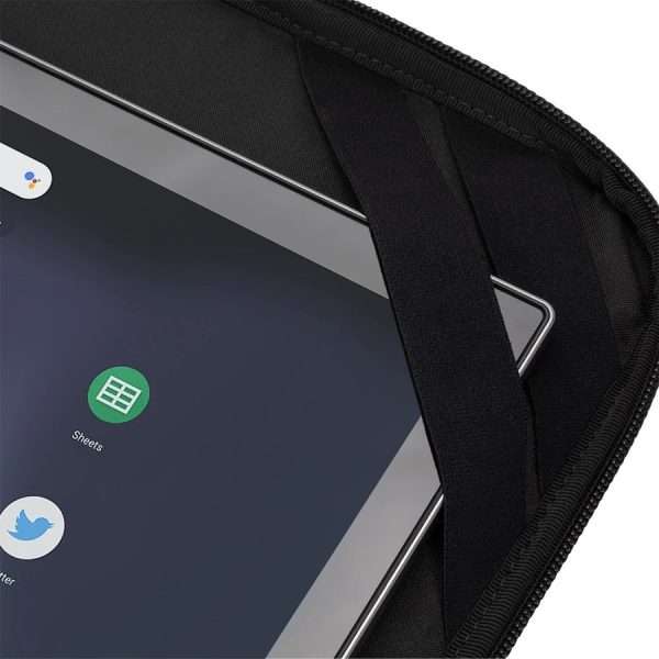 Griffin Survivor Carrying Case (Briefcase) for 11.6" Google Chromebook, Notebook, Tablet, Battery, Charger, Cable, Accessories - Black - Image 5