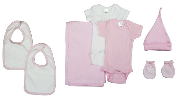 Newborn Baby 7 Pc  Gift Set Ls_0008nb