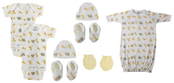 Unisex Newborn Baby 8 Pc  Sets Nc_0694