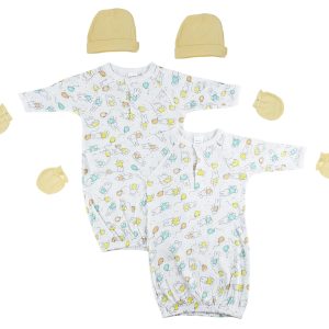 Unisex Newborn Baby 8 Piece Gown Set Nc_0798