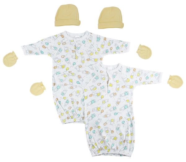 Unisex Newborn Baby 8 Piece Gown Set Nc_0798