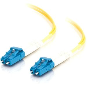 C2G 4m LC-LC 9/125 OS2 Duplex Single-Mode PVC Fiber Optic Cable - Yellow