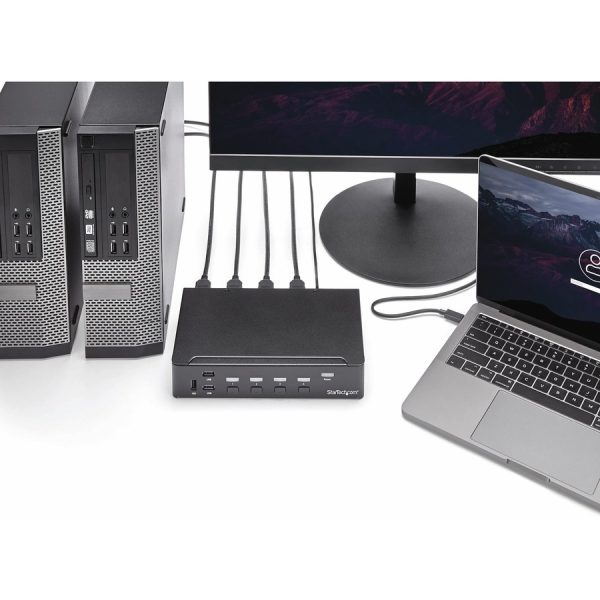 StarTech.com 4-Port HDMI KVM Switch - Built-in USB 3.0 Hub for Peripheral Devices - 1080p - Image 3