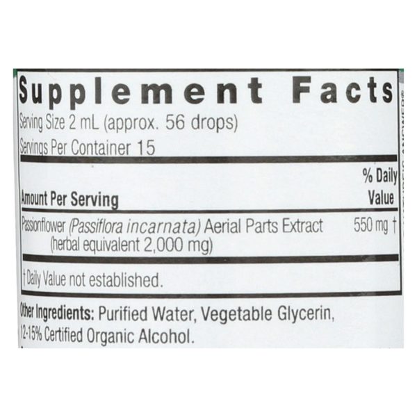 Nature's Answer - Passionflower Herb - 1 fl oz - Image 3