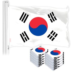 South Korea South Korean Flag 3x5 Ft 10-Pack 150D Printed Polyester By G128