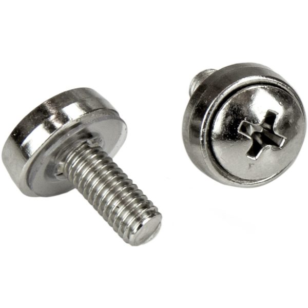 StarTech.com Rack Screws - 20 Pack - Installation Tool - 12 mm M5 Screws - M5 Nuts - Cabinet Mounting Screws and Cage Nuts - Image 2