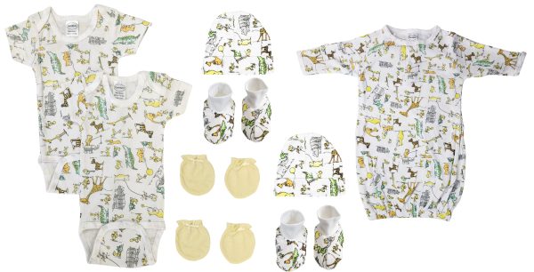 Unisex Newborn Baby 9 Pc  Sets Nc_0570