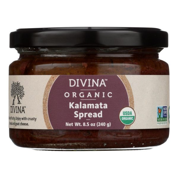 Divina - Organic Kalamata Olive Spread - Case of 6 - 8.5 oz. - Image 3