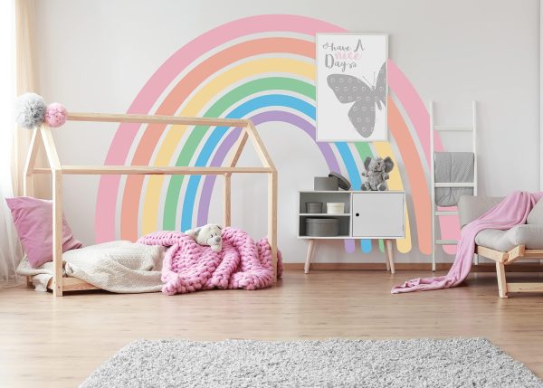 Rainbow Wall Decals Peel and Stick   Rainbow Wall Sticker Decals Boho Rainbow Decor for Kids Bedroom   Rainbow Decor for Girls Bedroom Nursery Decor   Made in Europe 2 Years Warranty - Image 7