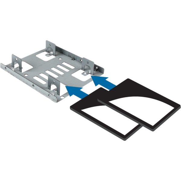 StarTech.com Dual 2.5" to 3.5" HDD Bracket for SATA Hard Drives - 2 Drive 2.5" to 3.5" Bracket for Mounting Bay - Image 5