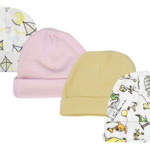 Boys Girls Caps (pack Of 4) Nc_0294