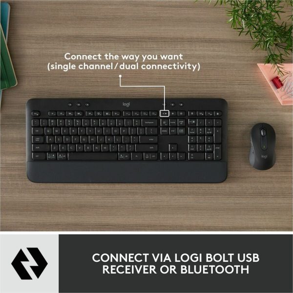 Logitech Signature MK650 Combo for Business Wireless Mouse and Keyboard Combo - Image 3