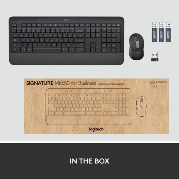 Logitech Signature MK650 Combo for Business Wireless Mouse and Keyboard Combo - Image 10