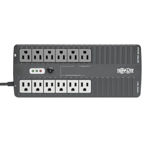 Eaton Tripp Lite Series 750VA 450W Standby UPS - 12 NEMA 5-15R Outlets, 120V, 50/60 Hz, 5-15P Plug, ENERGY STAR, Desktop/Wall - Image 4