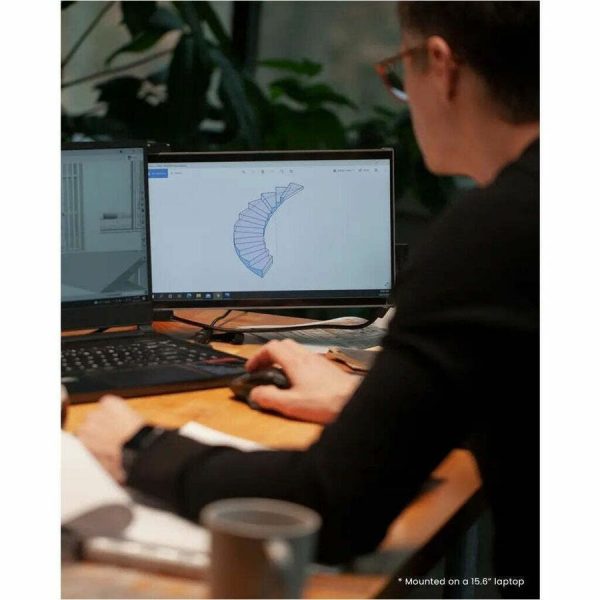 Mobile Pixels Duex Max DS 14" Class LCD Monitor - Black - Image 4