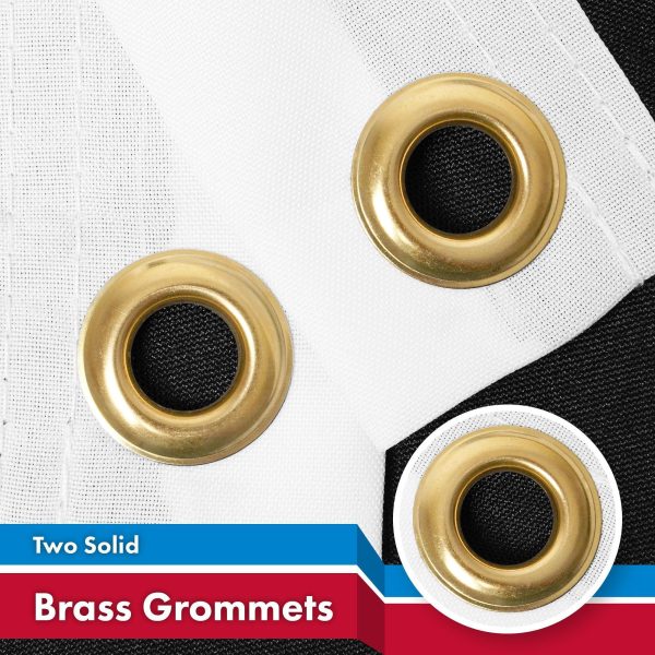 G128 Combo Pack: American USA Flag 3x5 Ft & DeSantis Election 2024 Flag 3x5 Ft | Both LiteWeave Pro Series Printed 150D Polyester, Brass Grommets - Image 3