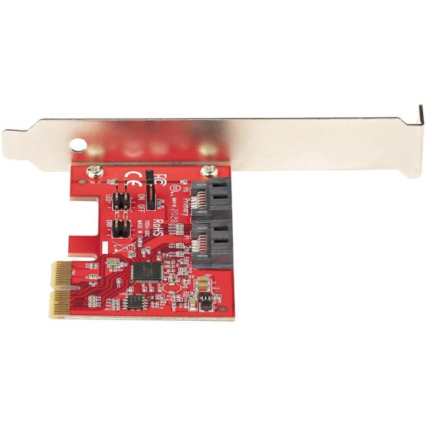 StarTech.com SATA PCIe Card, 2 Port PCIe SATA Expansion Card, 6Gbps SATA, PCI Express to SATA Adapter, SATA RAID, PCIe to SATA Converter - Image 6