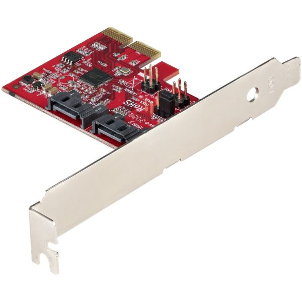 StarTech.com SATA PCIe Card, 2 Port PCIe SATA Expansion Card, 6Gbps SATA, PCI Express to SATA Adapter, SATA RAID, PCIe to SATA Converter - Image 8