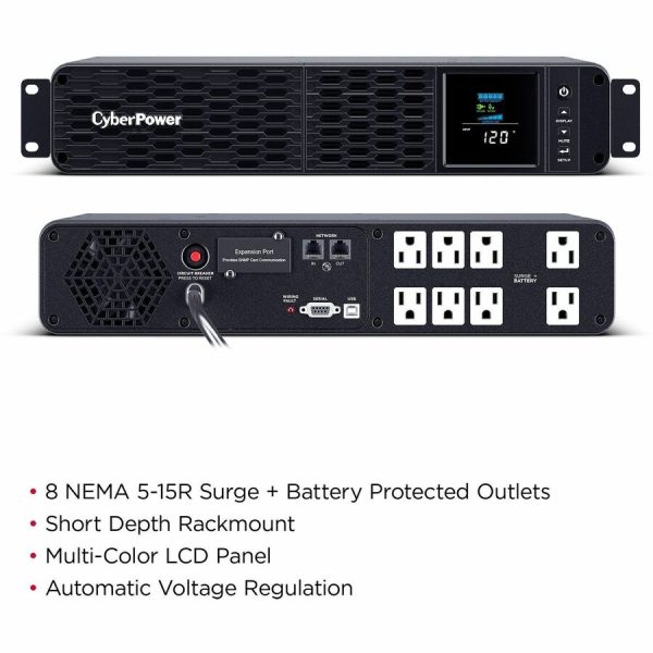 CyberPower CP1500PFCRM2U PFC Sinewave UPS Systems - Image 2